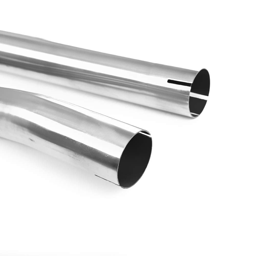 Yolando Dual Exhaust Muffler Y-Pipe Direct Fit Kit Fits 2009-2019 For Dodge Ram 1500 Hemi 5.7L Pickup Truck Stainless Steel