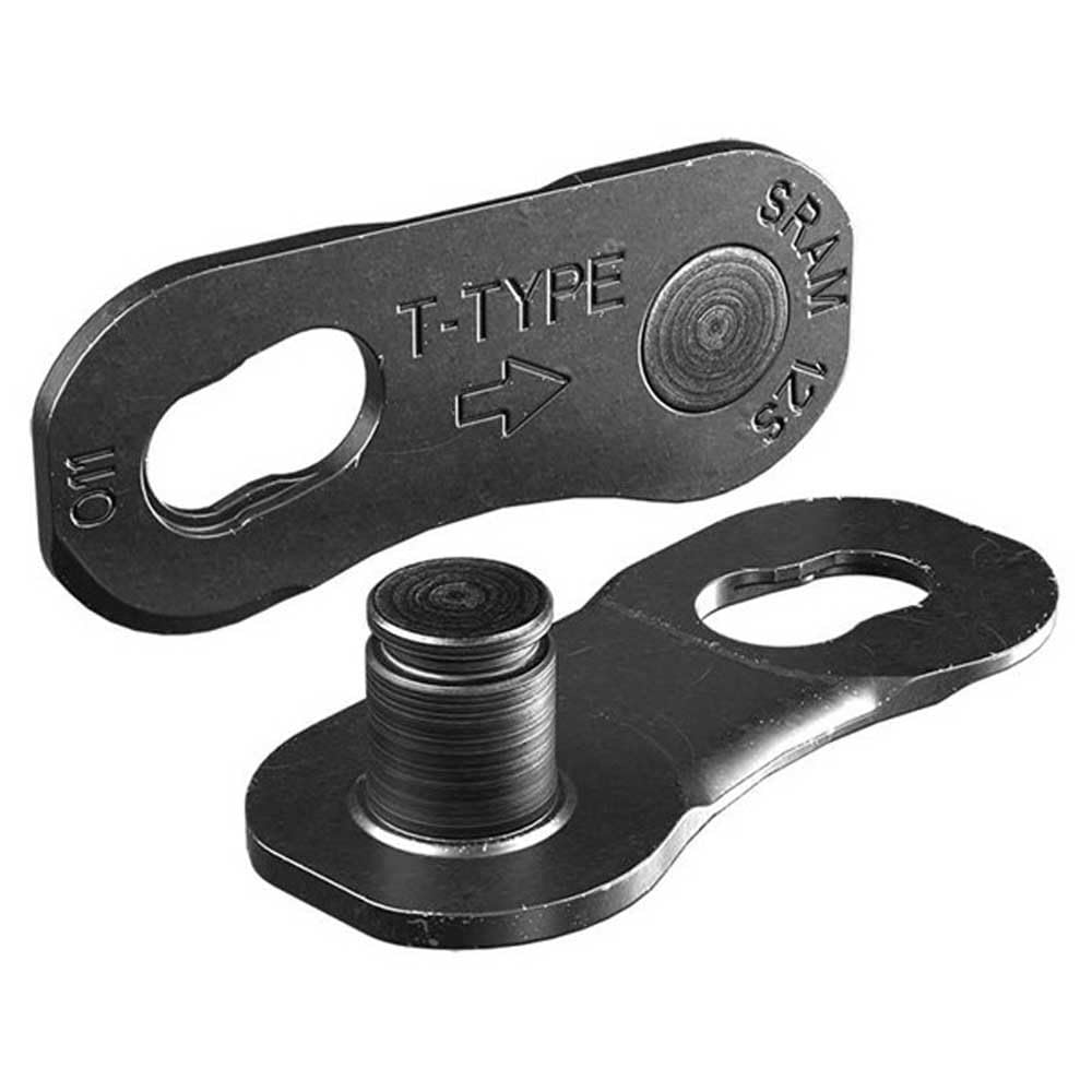 SRAM Eagle T-Type PowerLock Flattop Connector Link - 12-Speed, for Eagle T-Type Flattop Chain Only, PVD Coated, Black, 4