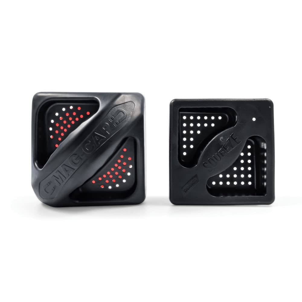 Camco 40310, Magnetic RV Bumper Cap | Features Heavy-Duty Neodymium Magnets, Small Airflow Vent Holes, and Includes a Bonus No-I