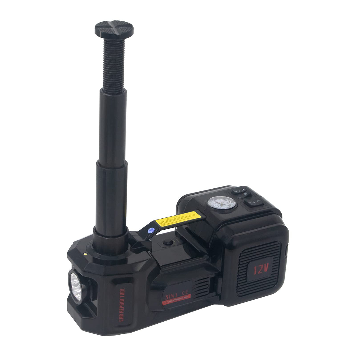 Nthpower Electric Car Jack 5Ton 12V Car Jack Hydraulic (Lifting Range: 6.1~17.7 Inch) With Inflator Portable Electric Jack For C