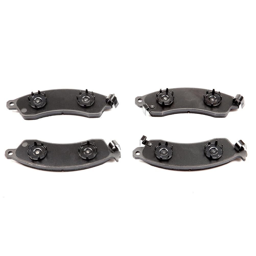 Automuto 4Pcs Front Semi-Metallic Disc Brake Pads Set D412 For Chevrolet Camaro 1988-1991,For Chevrolet Corvette 1988-1996,For P