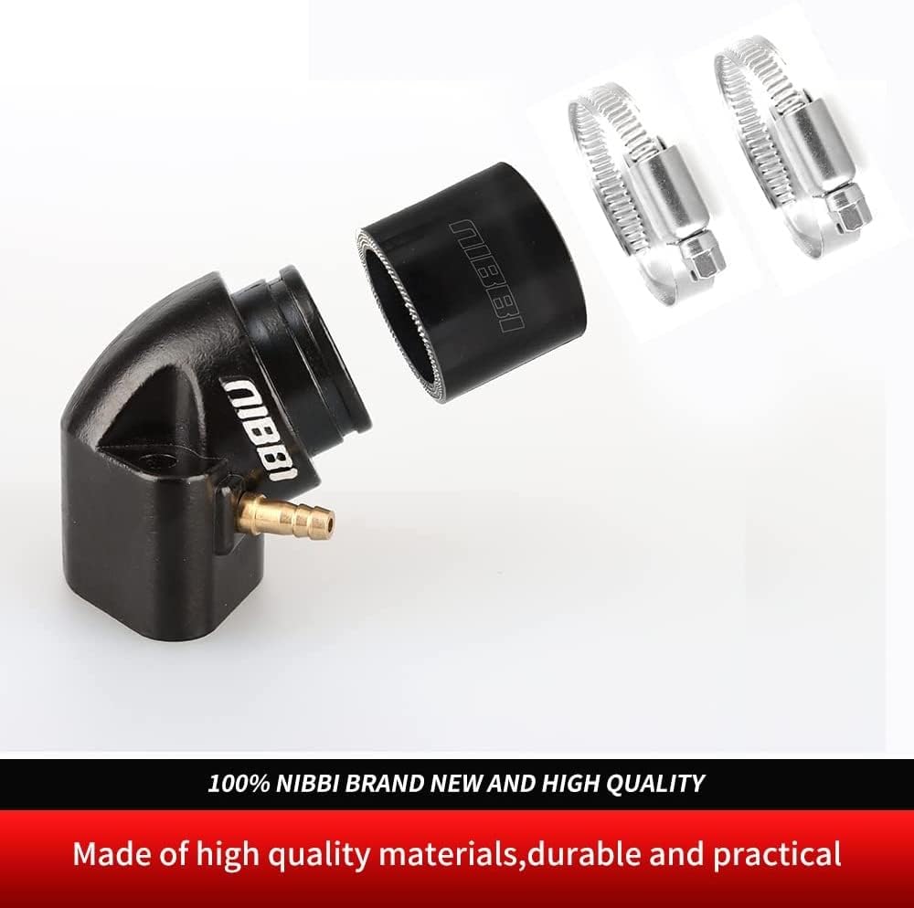 Nibbi Motorcycle Intake Manifold,Carburetor Boot Joints,Parts Replacement Manifold Boot For Motorcross Dirt Bike Gy6 Engine Scooter