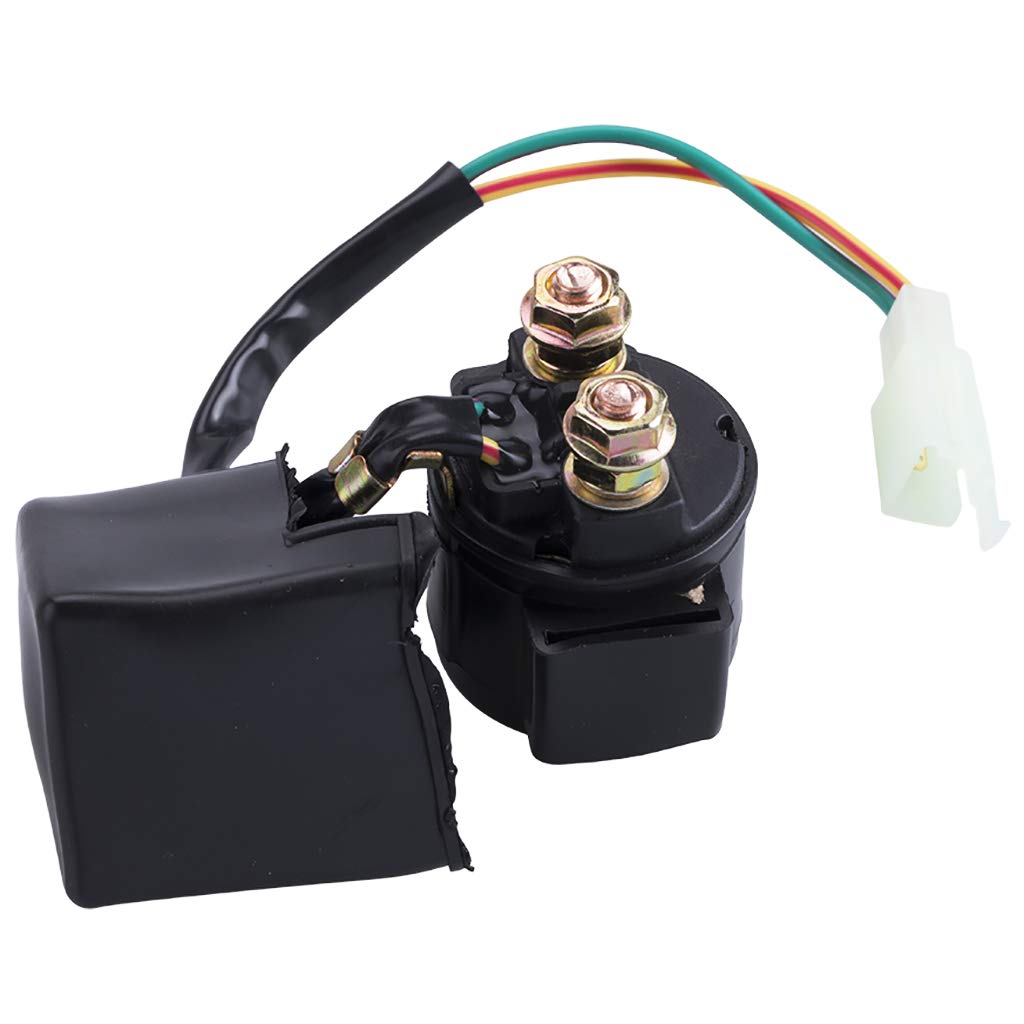 Cncmotok Starter Solenoid Relay For 4-Stroke Gy6 50Cc 125Cc 150Cc 200Cc 250Cc Atv Dirt Bikes Scooters Go Kart Dne Buggys Quad 4 Wheelers Pocket Bike Moped Roketa Ssr Taotao Sunl Coolster