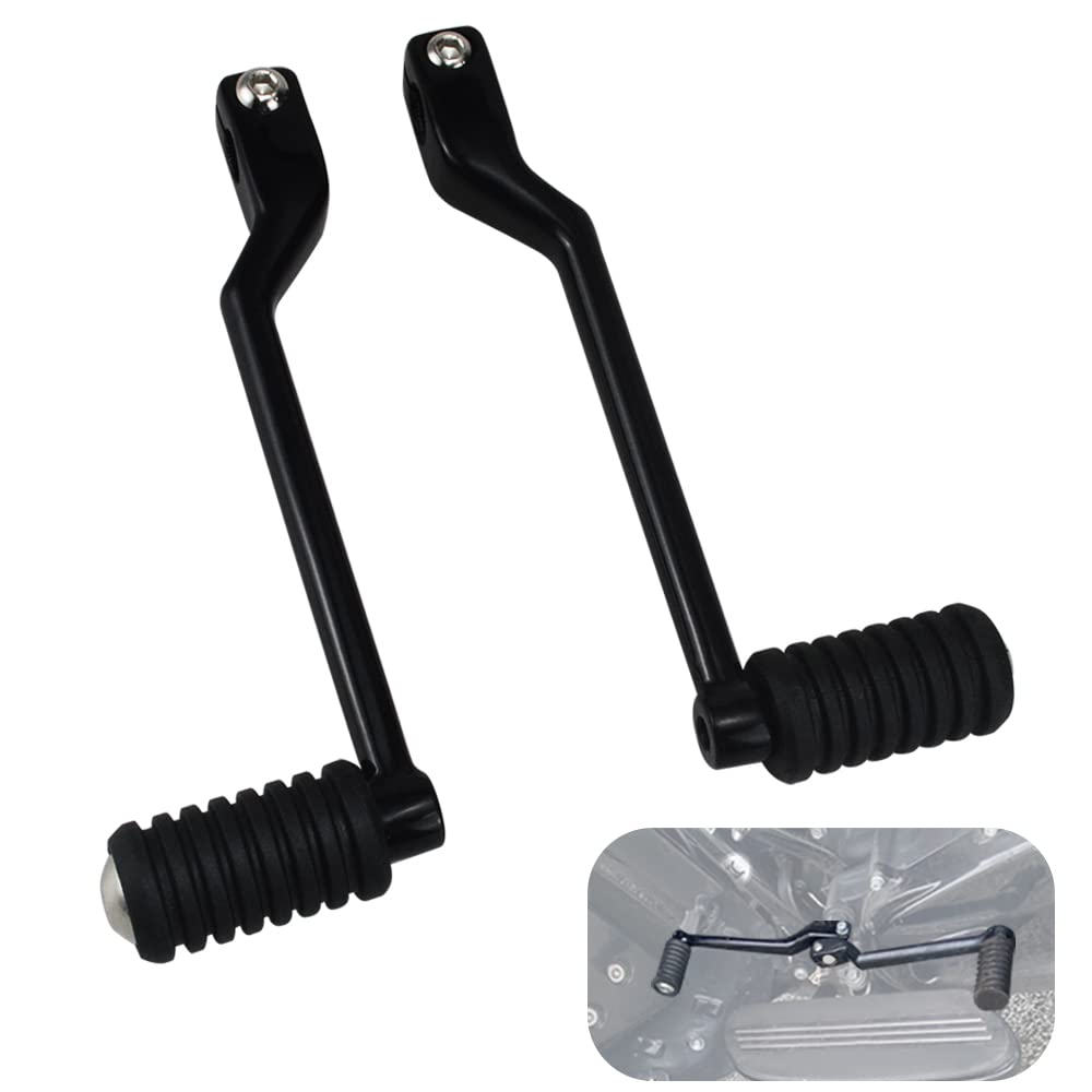 WOWTK Front and Rear Levers w/Shifter Pegs,Heel/Toe Shift Pegs for Harley 1986-2017 FL Softail, 1988-later Touring Road King Roa