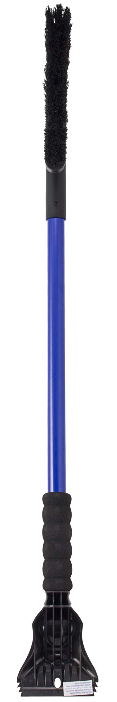 Subzero 14038 38'' Crossover Super Duty Snowbroom With Pivoting Head And Integrated Ice Scraper (Colors May Vary)