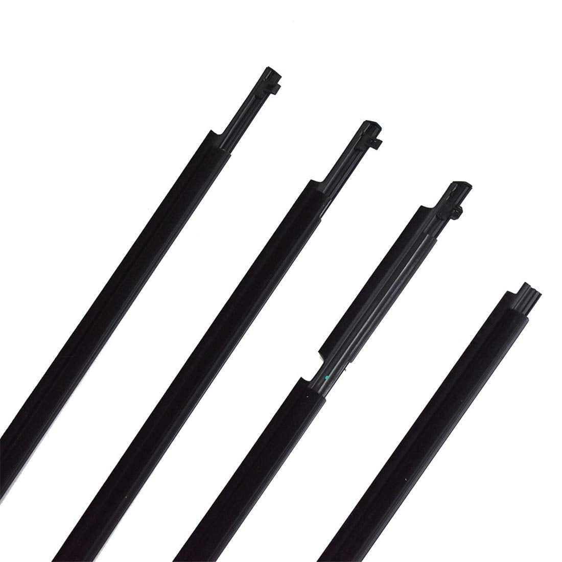 4Pcs Car Weather Strip Window Moulding Trim Seal Belt Replacement For Toyota Rav4 2009-2012