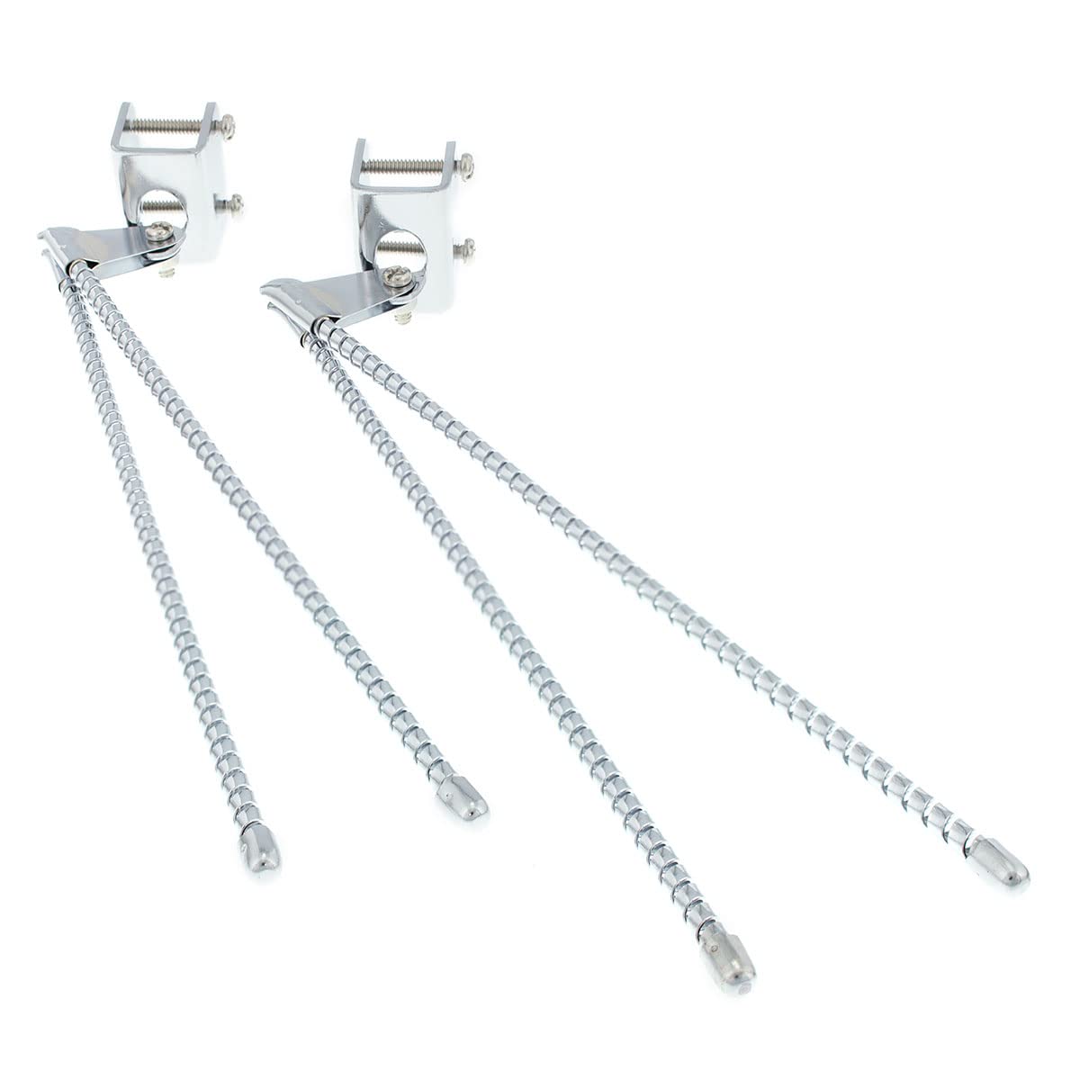 United Pacific Chrome Curb Feelers, Universal Fit, Helps To Prevent Curb Damage To Your Wheels, Curb Whiskers, Old School Style 