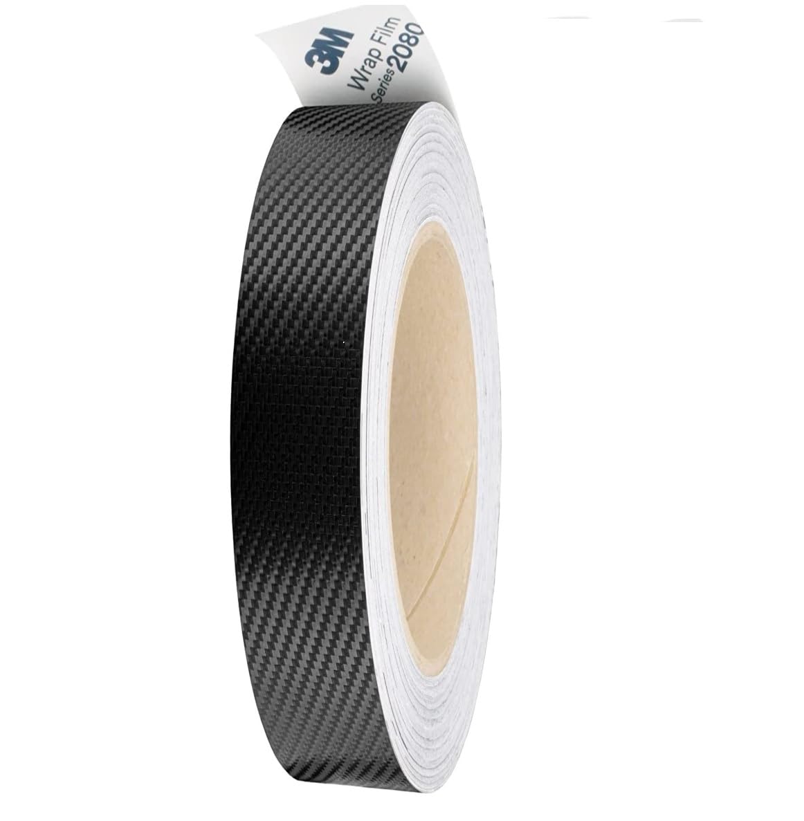 3M Black Vinyl Wrap Film Series 2080 1080 Kit for Black Gloss Out Chrome Delete Window Trim Door Trim Free Tool Kit (Carbon Fibe