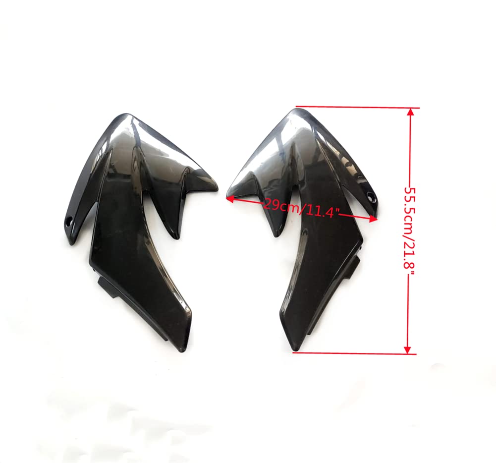 ZTDZZH CRF70 black full fairing plastic fairing (including mounting screws) motorcycle fender body cover for CRF70 cc pit type l