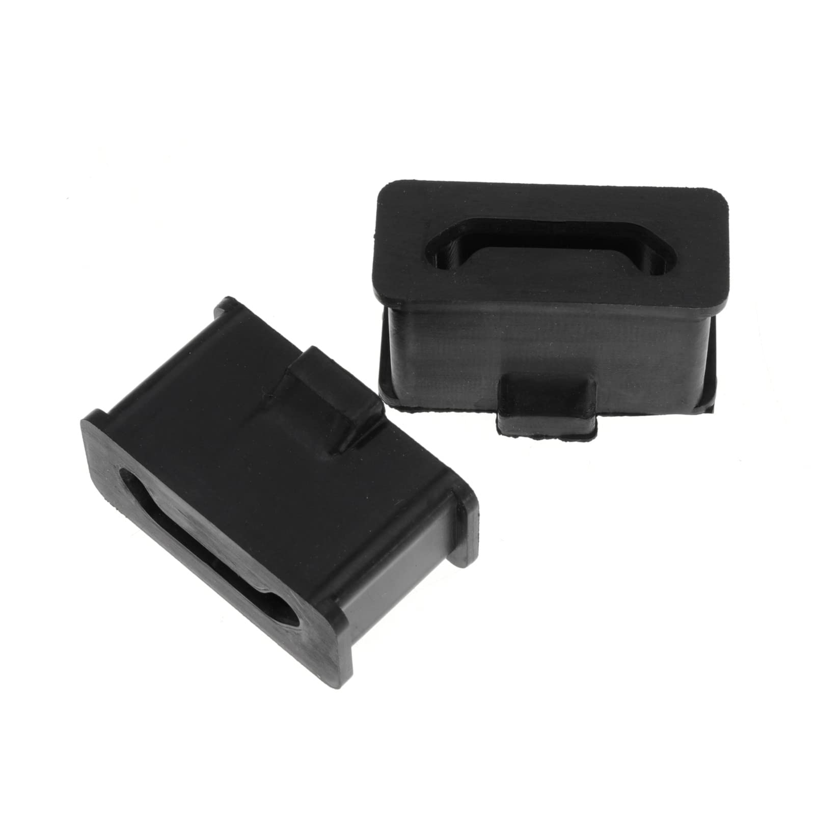 Muffler Mount Set For Harley-Davidson Fl Flt Flht Flhr Flhx Fltr Trike Touring Road King Road Glide Street Glide Electra Glide 1985-2017 Replace 20193 65724-85 2Pcs Black