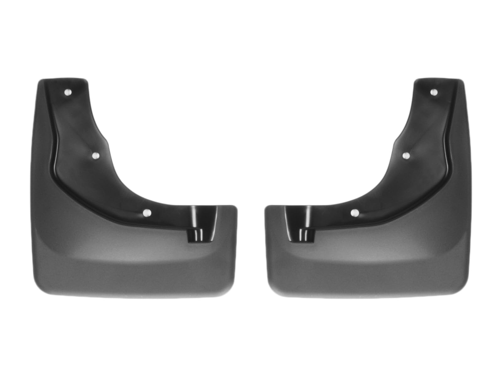 WeatherTech Custom No Drill Splash Guard MudFlaps for Ford Escape - Front Pair (110040), Black