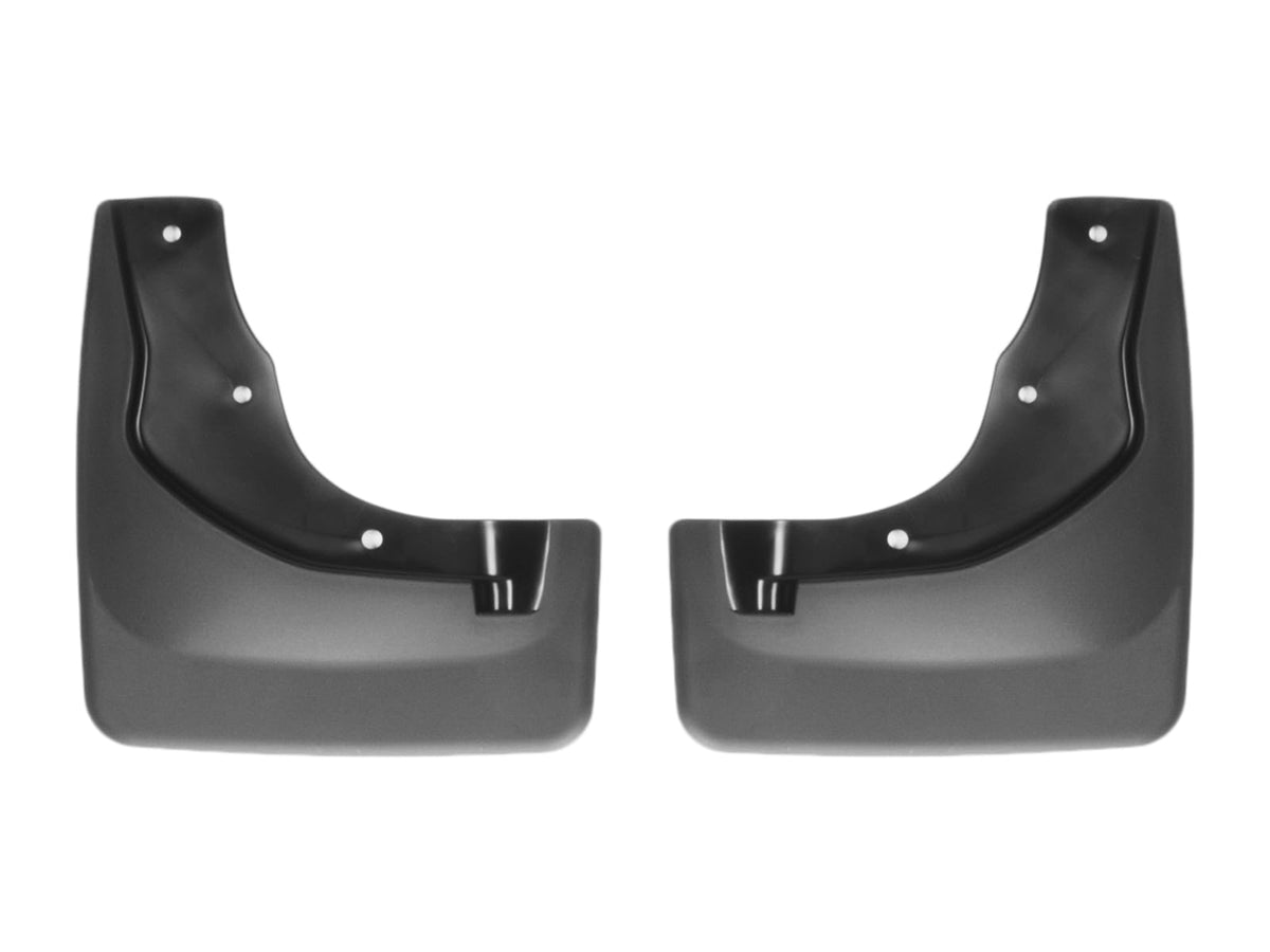 WeatherTech Custom No Drill Splash Guard MudFlaps for Ford Escape - Front Pair (110040), Black