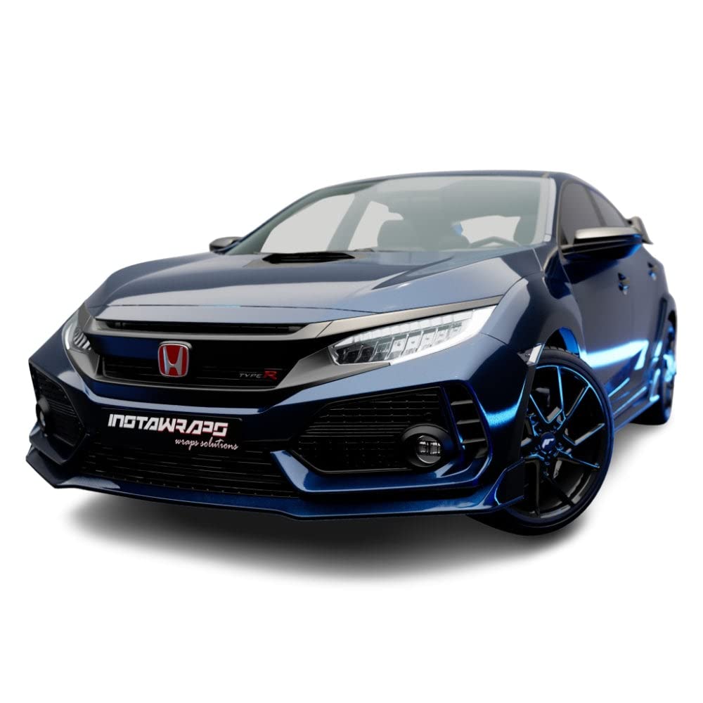 3M Car Wrap Roll 2080 Gloss Deep Blue Metallic | G217 | (Sample 3In X 5In) | Automotive Vinyl Wrap For Cars - Car Interior Wrap