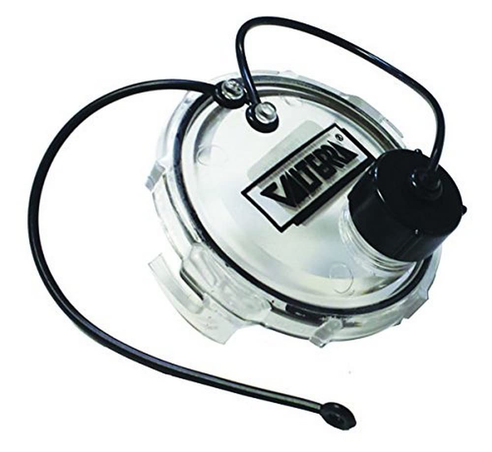 VALTERRA T1020-1CLR Waste Valve Cap - 3 with Capped 3/4 GHT, Clear, Bulk