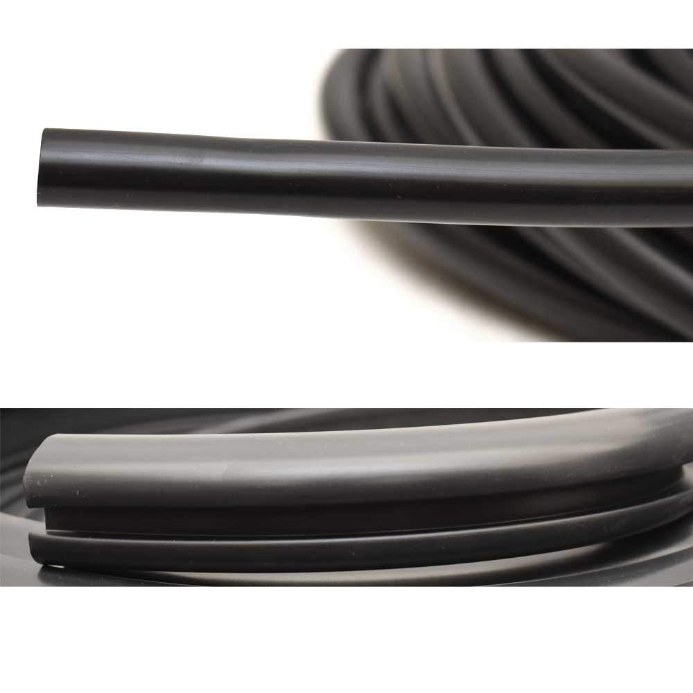 Taco 1 1/4 Black/Black Kit Flexrubrail70'