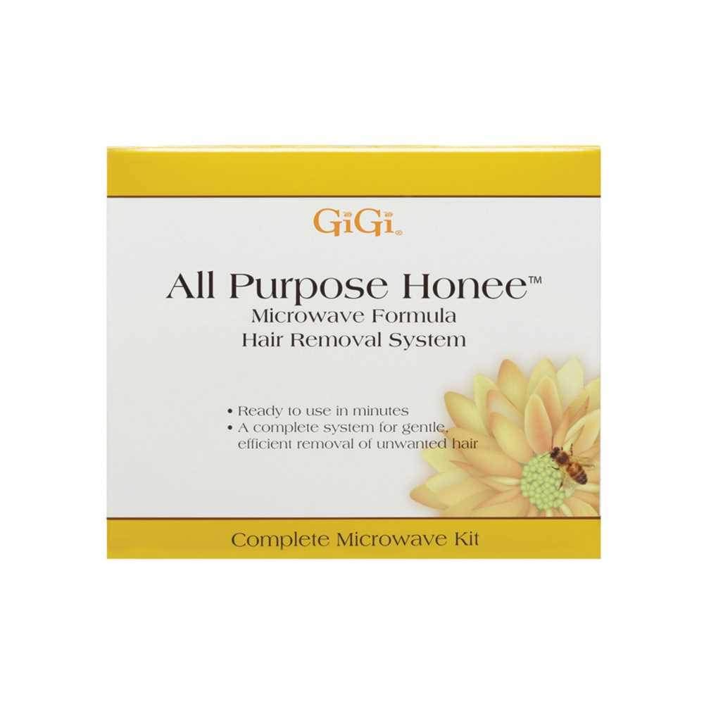 Gigi All Purpose Honee Microwave Formula Hair Removal System Complete Microwave Kit 35 Piece Kit