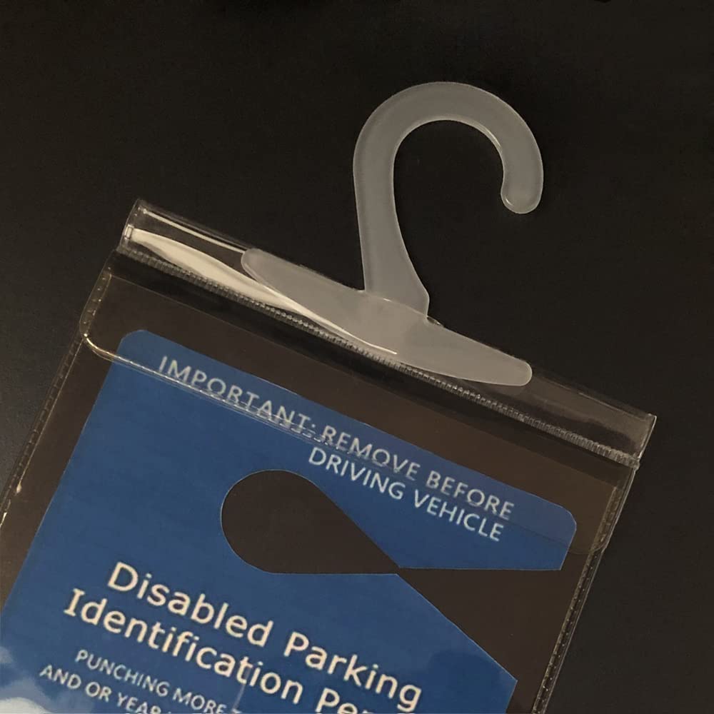 Handicap Placard Holder For Auto, Durable Handicap Placard Holder, Ultra Transparent Handicapped Placard Holder, Handicap Parkin