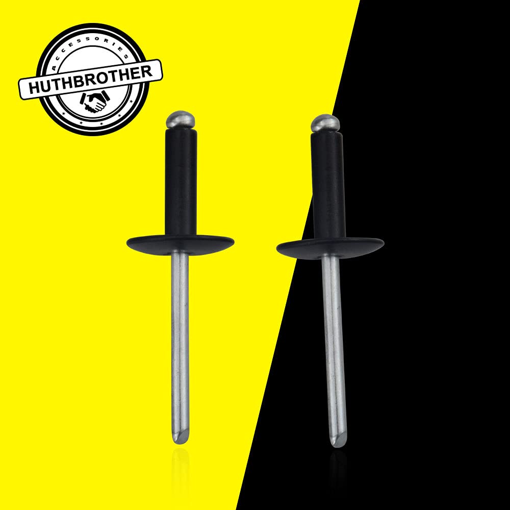 Huthbrother (70-Pack) 3/16 Steel Pop Rivet 293150104, Compatible With Ski-Doo/Sea-Doo/Can-Am 390409600 390907700