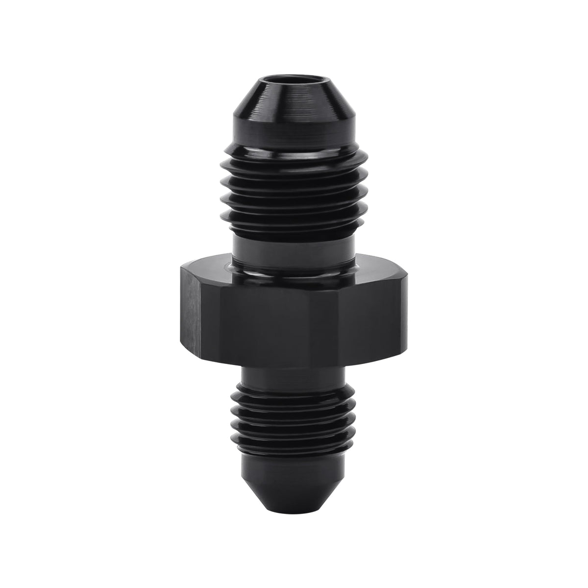 EVIL ENERGY 4AN Male to AN3 Male Flare Reducer Coupler Union Straight Adapter Fitting Black