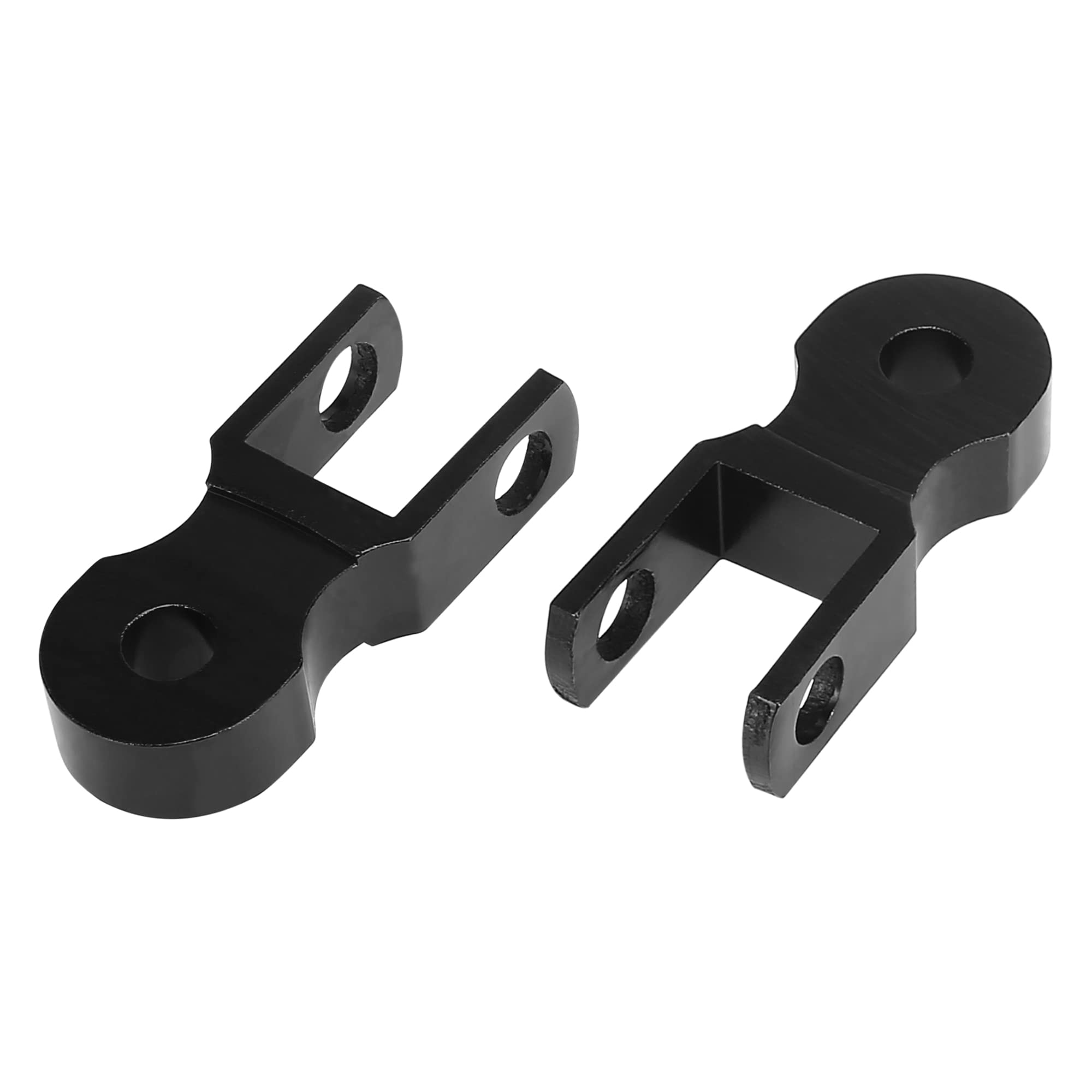 F Fierce Cycle Pair 5Cm Motorcycle Shock Absorber Height Extension Universal Rear Shock Absorber Riser Height Extender Black