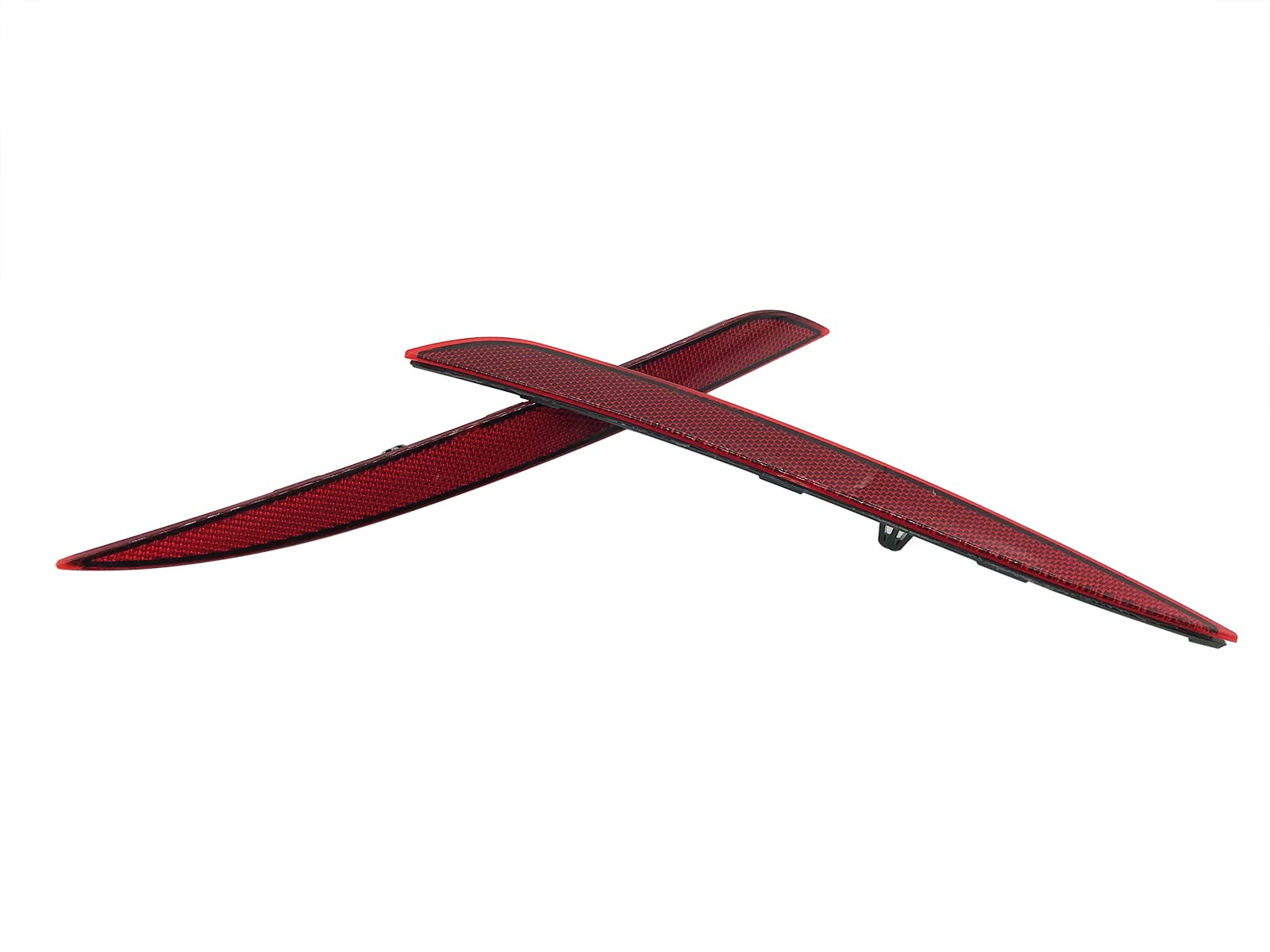 Replacement Tesla Model Y Reflector Rear Bumper Red Marker Lights Lens Trim 2020-2021 (Left & Right) (Tesla Model Y 2020 2021)