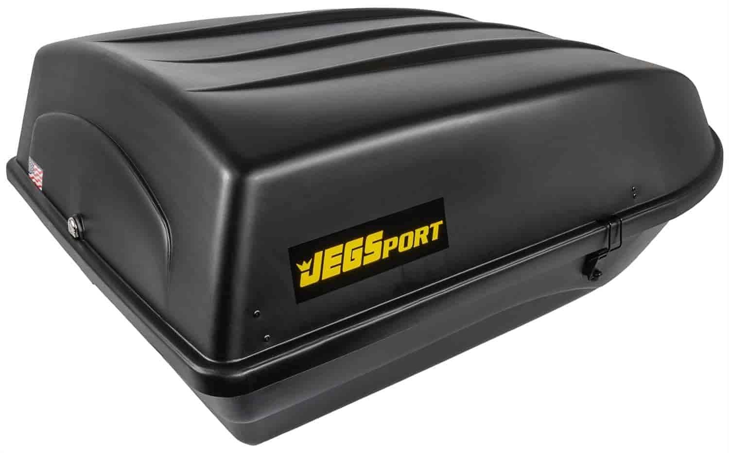 Jegs Rooftop Cargo Carrier For Car Storage - Large Roof Rack Cargo Carrier - Front Hinge/Rear Lock - Rear Opening Weatherproof S