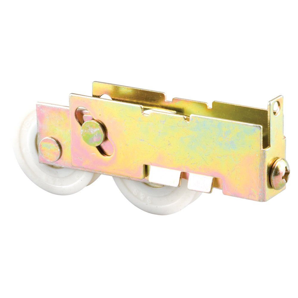 Prime-Line D 1553 1-1/2 In. Nylon Ball Bearing Tandem Roller Assembly, Fleetwood (Single Pack)