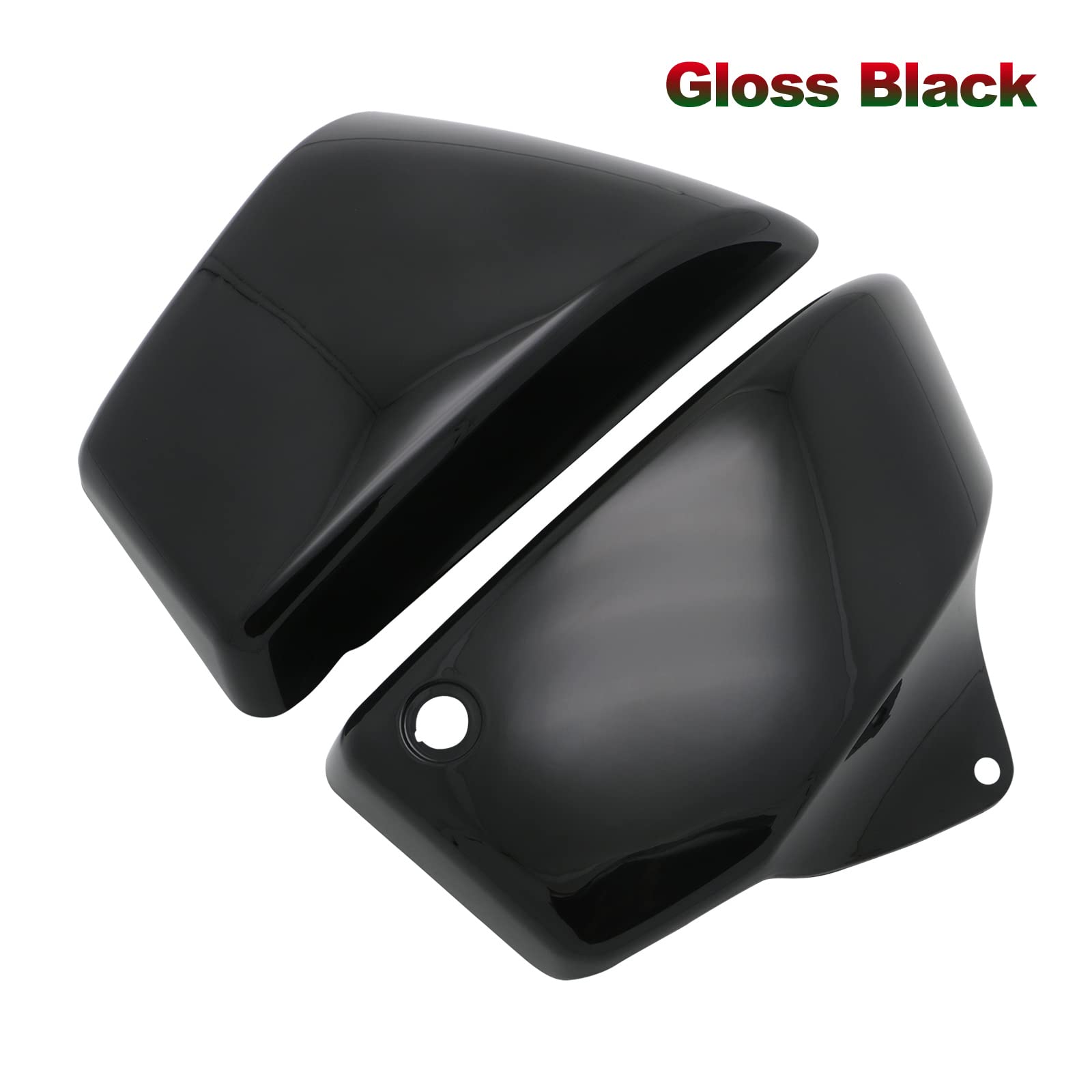 Motorcycle Left & Right Battery Fairing Covers Side Panel Oil Tank Cover For Honda Shadow ACE/Aero/Sabre VT1100 1999-2008 (Gloss