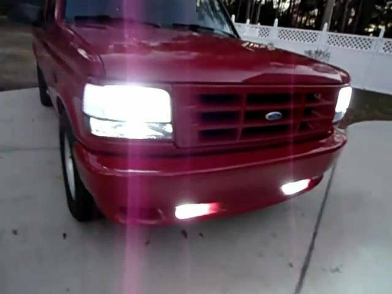 Fog Lamps Driving Lights For 1993 1994 1995 Ford F150 Svt Lightning