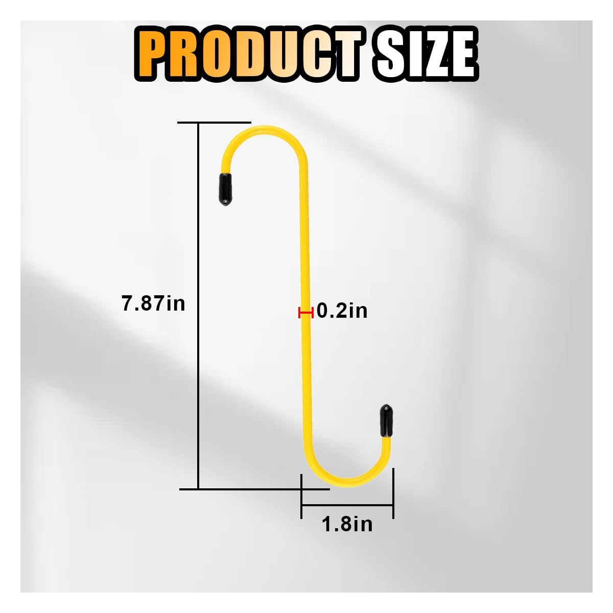 Glsowee Car Brake Caliper Hooks, Auto Brake Caliper Hangers With Rubber Tips, Universal Durable & Rust-Proof Automotive Tools Fo