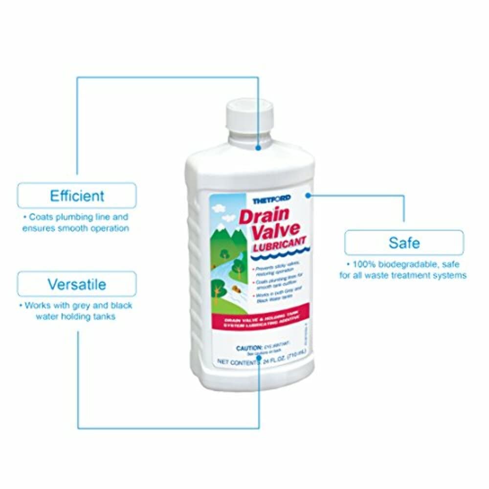 Thetford Drain Valve Lubricant - 24Oz