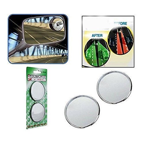 Kozdiko 3R Round Convex Mirror Blind Spot for Bikes and Cars