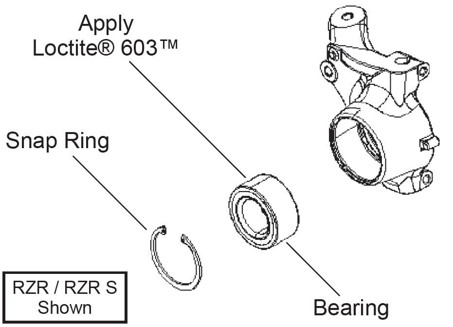 [Factory Links] Waterproof Spring Seal Wheel Bearing for Polaris: Ranger, RZR, Sportsman, Scrambler, General - - OEM 3514699, 35