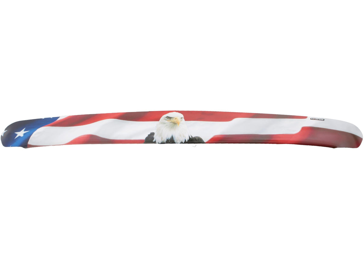 Stampede | Vigilante Hood Protector - High Profile / American Flag (No Eagle) | 2000-2005 Ford Excursion, 1999-2007 F-250, F-350