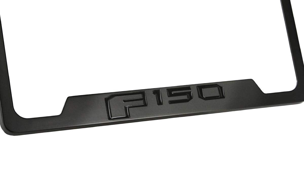 License Frame Inc. Ford F 150 Blacked Out Style Metal License Plate Frame
