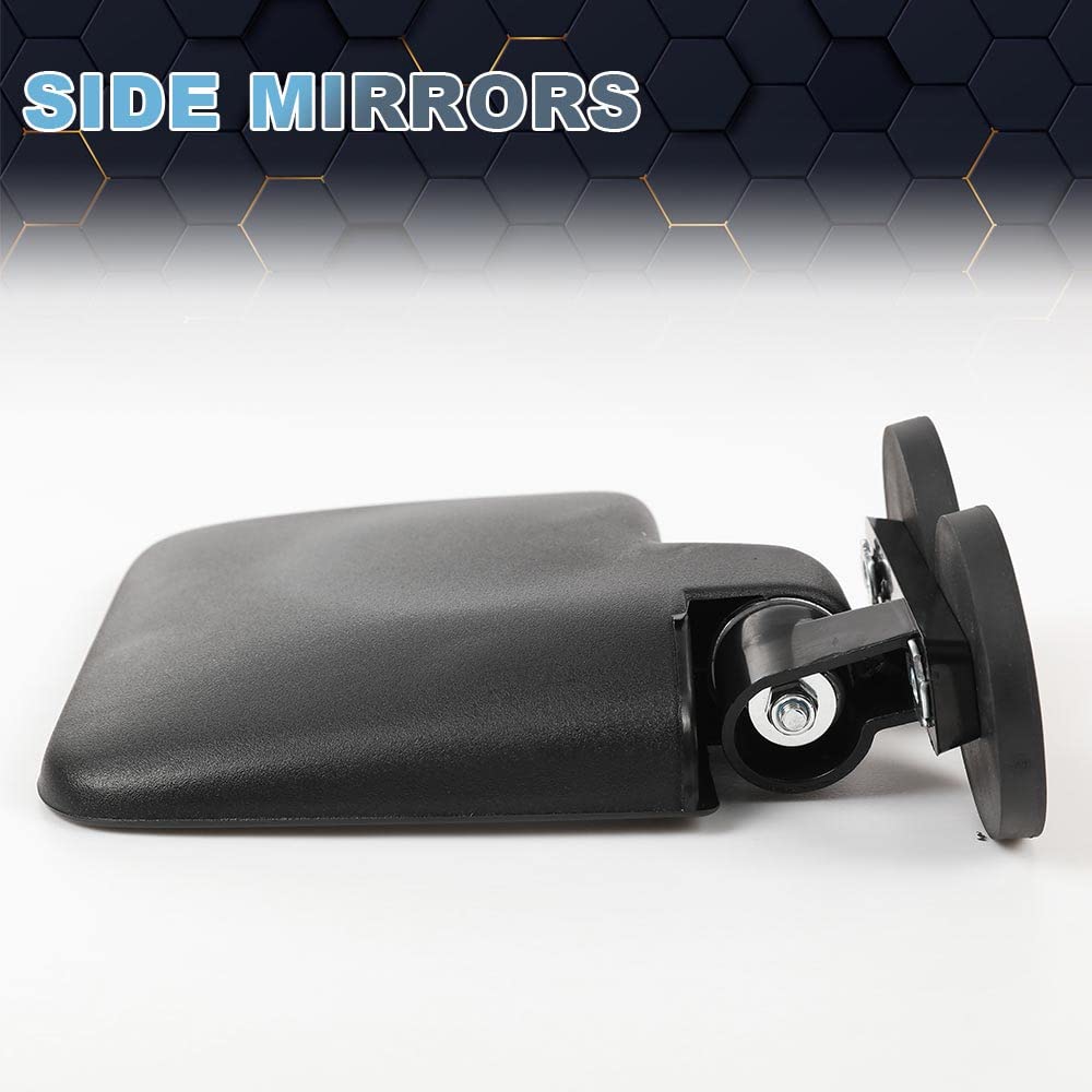 PIT66 Side Mirrors Rubber Coated 114lb 2.7   Rated Magnetic Tractor Mirror 1 Pair