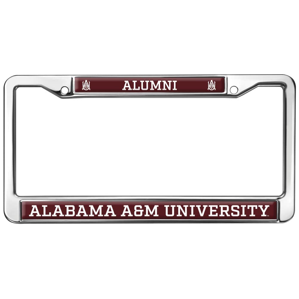 Alabama A&M University Alumni Logo Full Size Standard License Plate Metal Frame