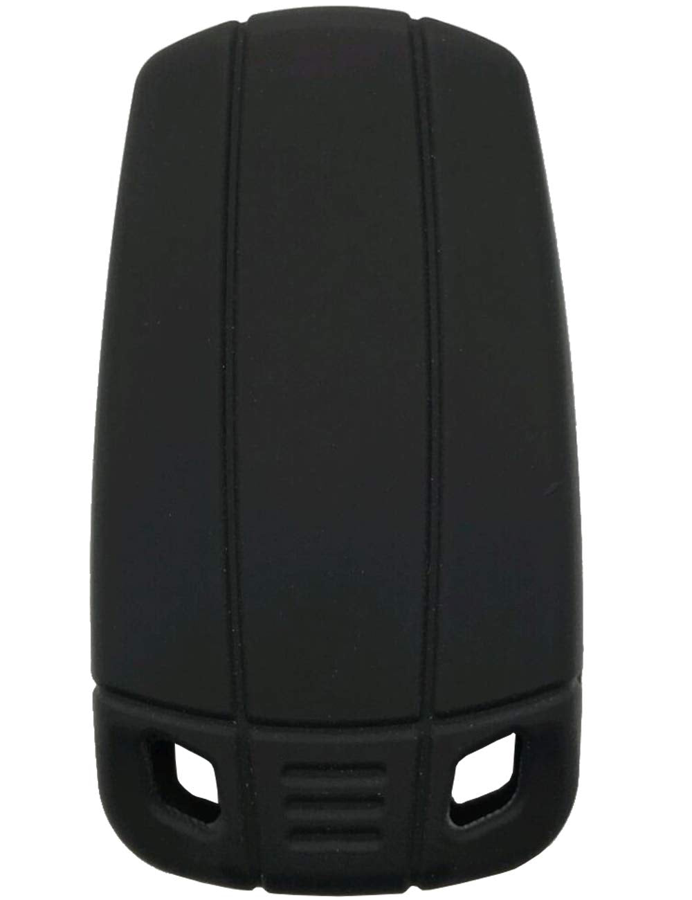 Remote Keyless Entry Silicone Protector Skin Key Fob Cover Case Fit For Bmw 1 3 5 Series Bmw X5 Bmw X6 Bmw Z4 E90 Key Fob (Black 2Pcs)