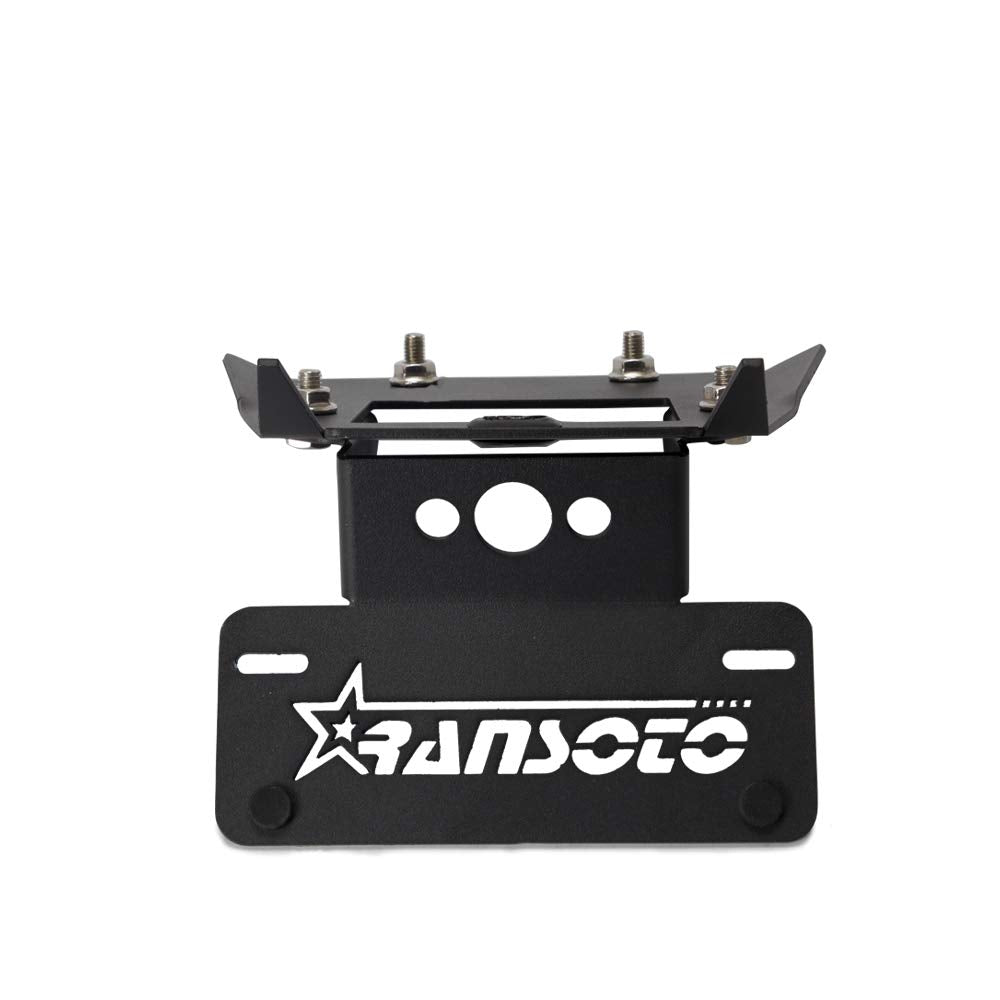 Ransoto Motorcycle Fender Eliminator License Plate Bracket Mount Holder Compatible With Honda Grom Msx125 2017 2018 2019 2020 Quick Install, Aluminium Material, Small And Light