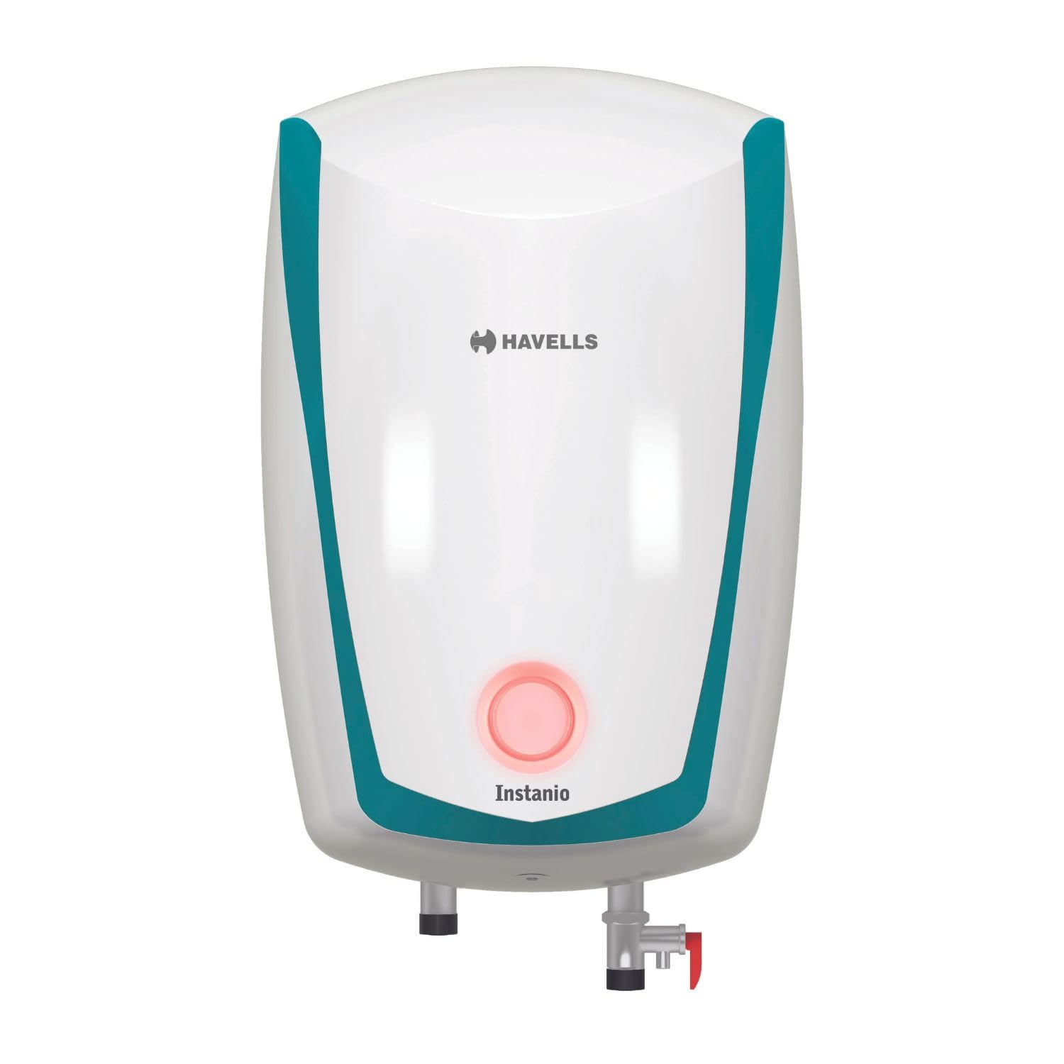 Havells Instanio 10 Litre Storage Water Heater | Color Changing Led Indicator, Glass Coated Tank | Warranty: 7 Year On Tank, Fre