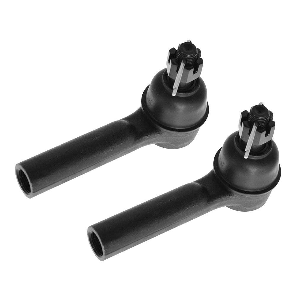 TRQ Front Outer Tie Rod Set Compatible with 2002-2008 Dodge Ram 1500 2003-2010 Ram 2500 Ram 3500