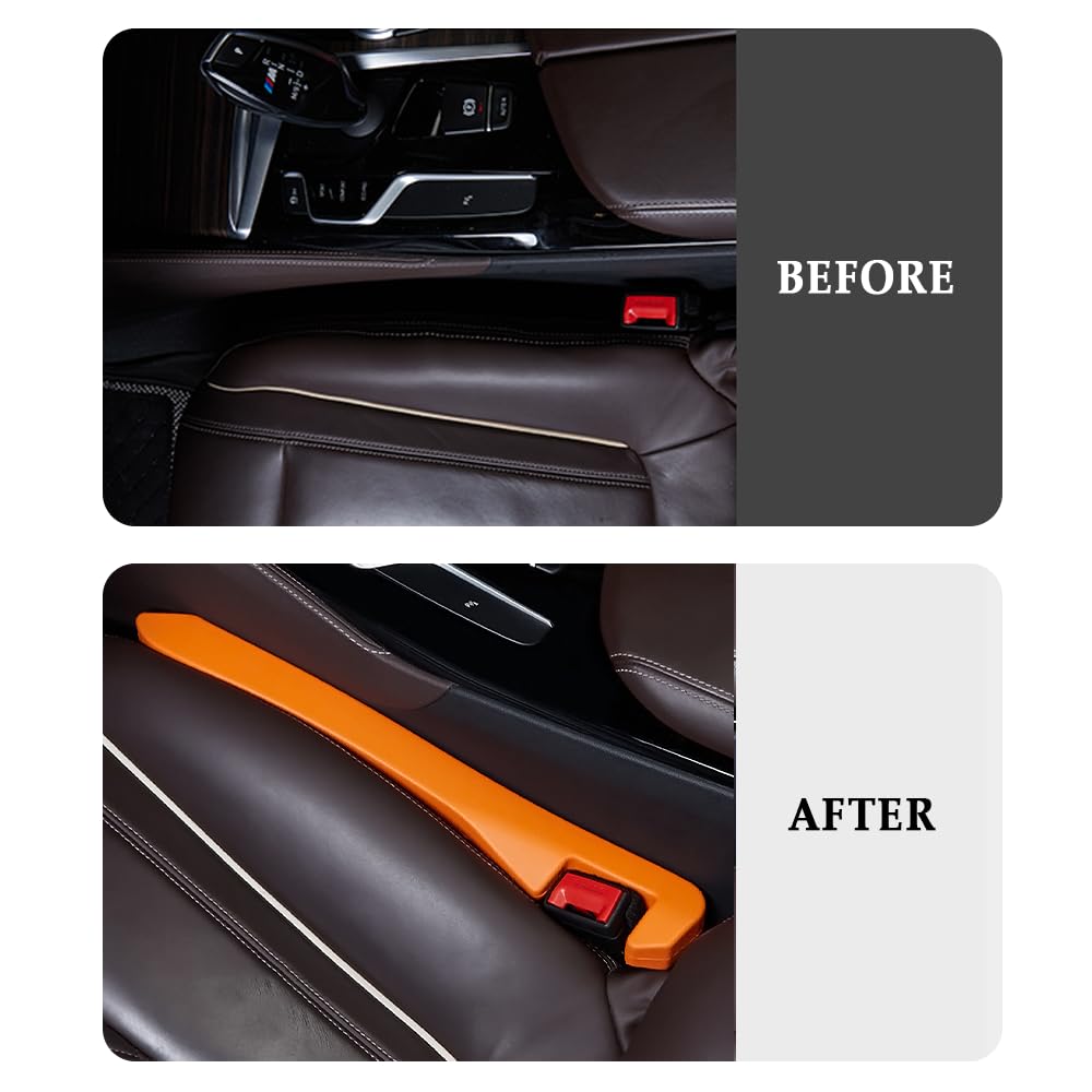Ihotder Super Flexible Car Seat Gap Filler,Durable Car Organizer Between Seats For Tightly Filling Seat Gaps,Universal Ccar Side