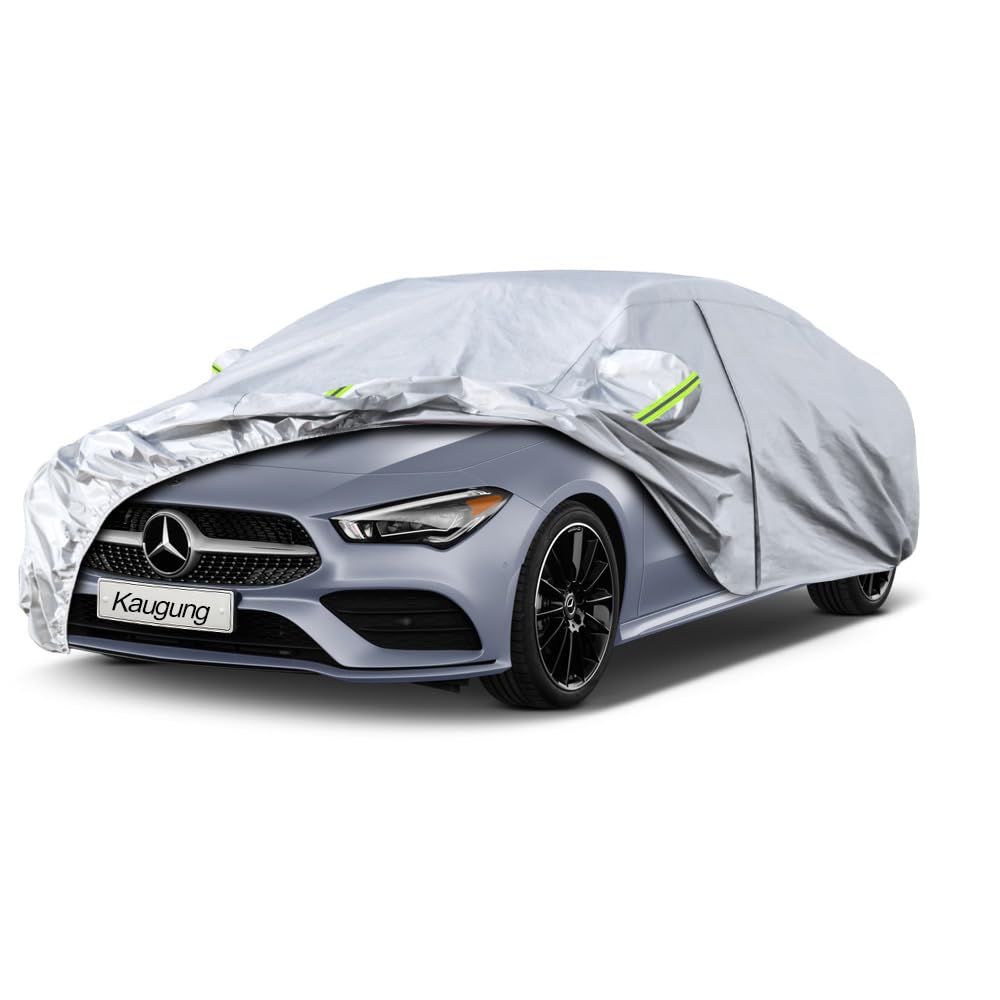Kaugung 6 Layers Car Cover Custom Fit Mercedes-Benz Cla Class Cla180 200 250 35 45 Sedan From 2013 To 2025, Waterproof Car Cover