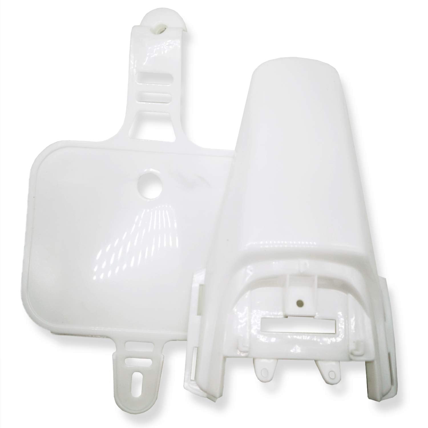 Cleo Plastics Kit With Black Seat For Crf50 Xr50, Chinese 50Cc 70Cc 90Cc Dirt Pit Bike,Fenders Fairings Replacement Plastic With Seat(White)