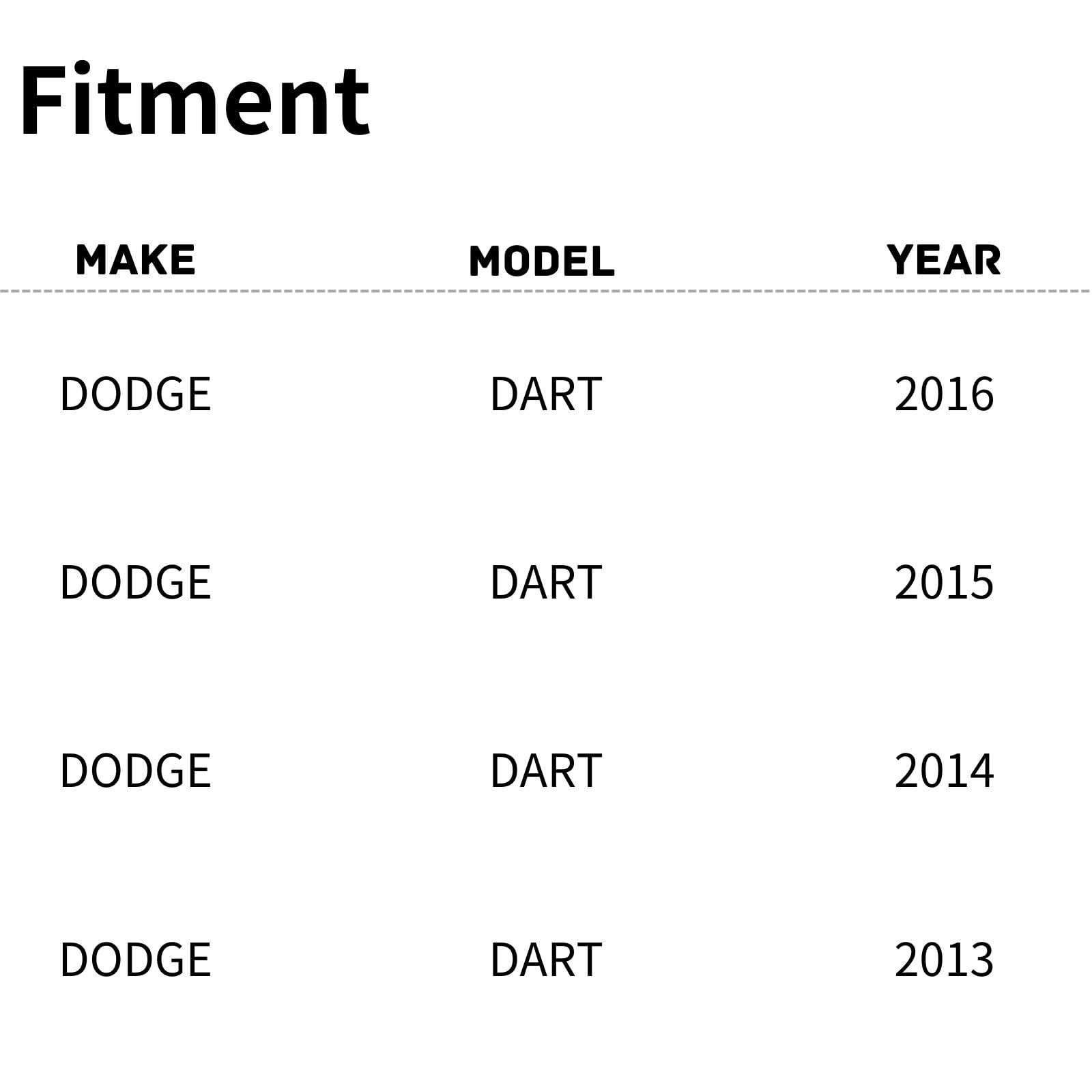 TYG (CAPA CERTIFICATE) Active Grille Shutter For DODGE DART '13-'16 68302653AB CH1206112 w/Motor