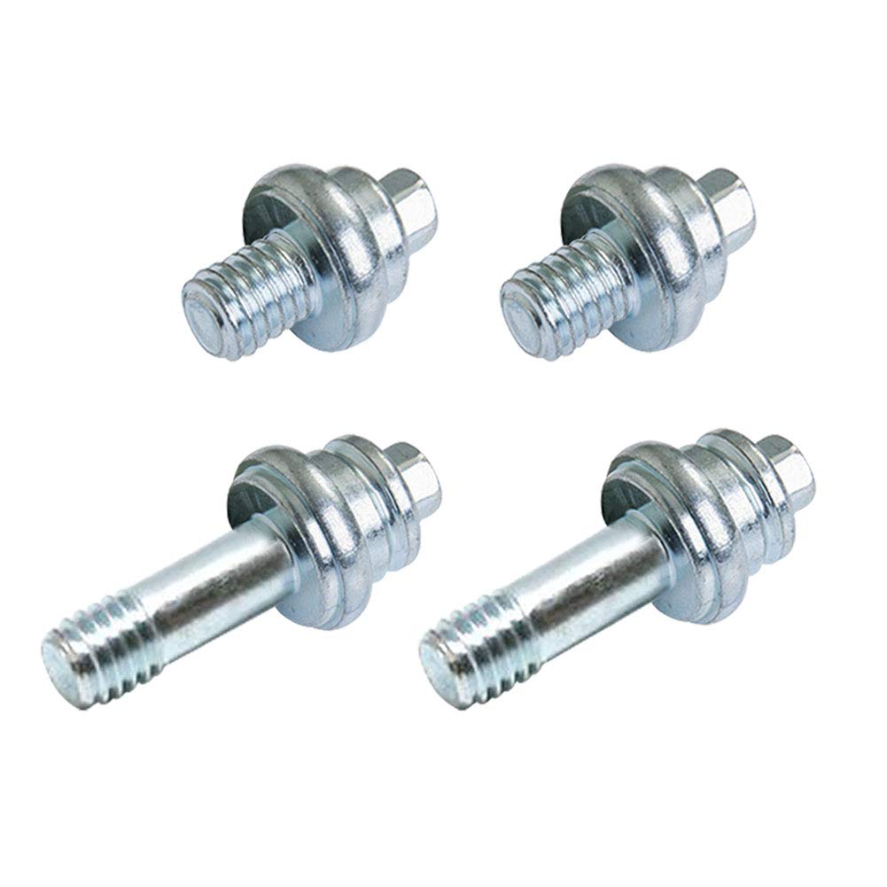 3/8' Side Post Battery Terminal Bolt, Ampper Standard Battery Side Post Extender Stud Compatible With Gm Post, 2 Different Lengths (2 Pairs, Pack Of 4)