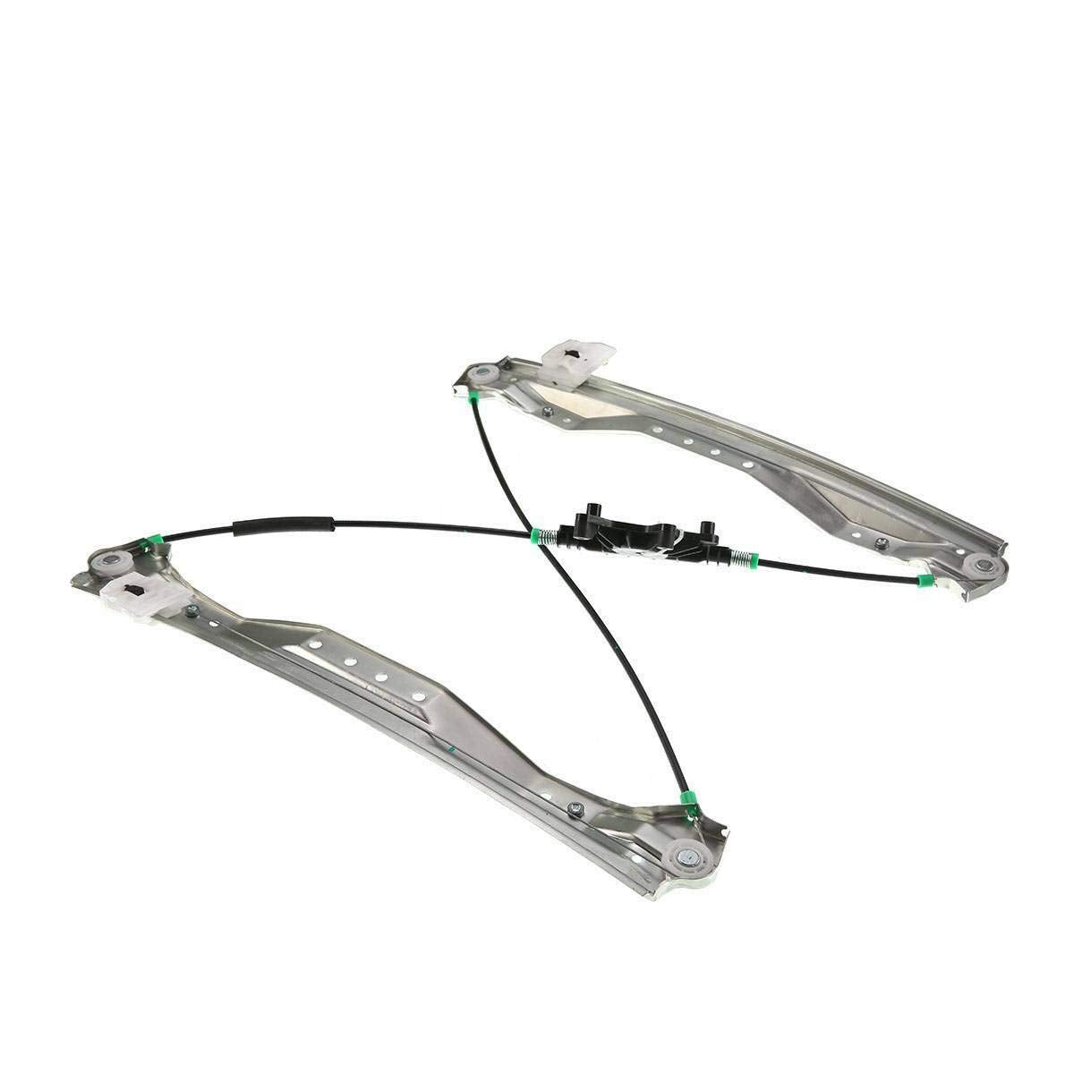 YHTAUTO Front Driver Side Power Window Regulator for Dodge Grand Caravan, Ram C/V, Volkswagen Routan, Chrysler Town & Country, Silver