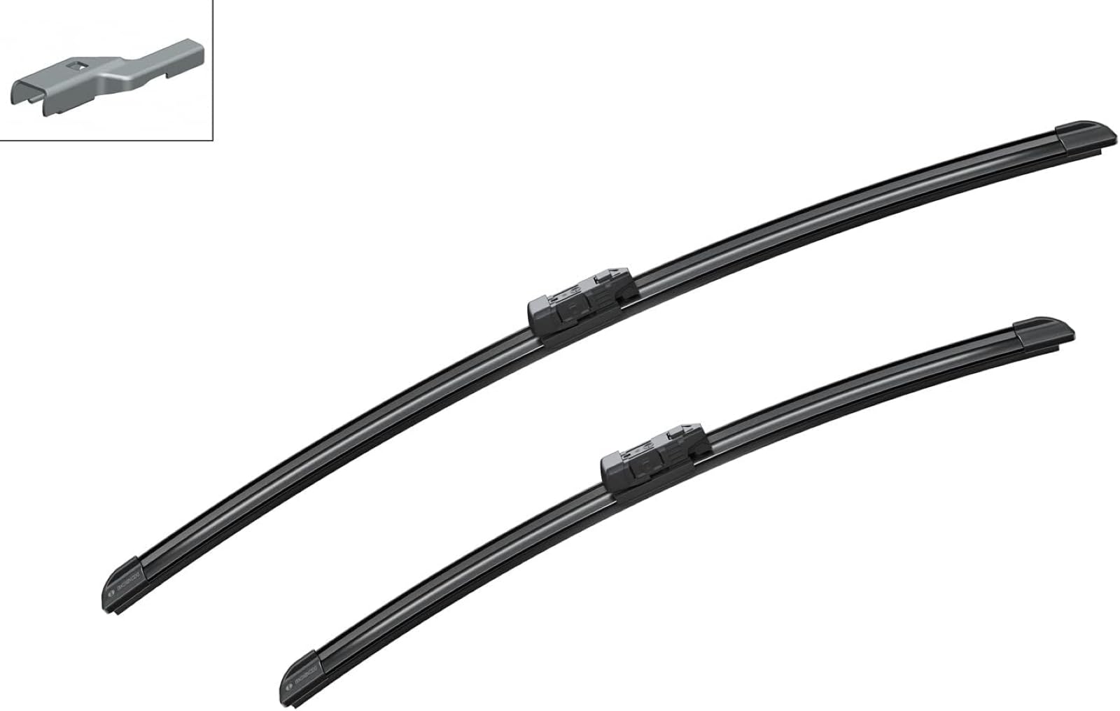 Bosch 3397118979 Aerotwin Original Equipment Replacement Wiper Blade - 24''/19'' (Set Of 2) Top Lock 19Mm