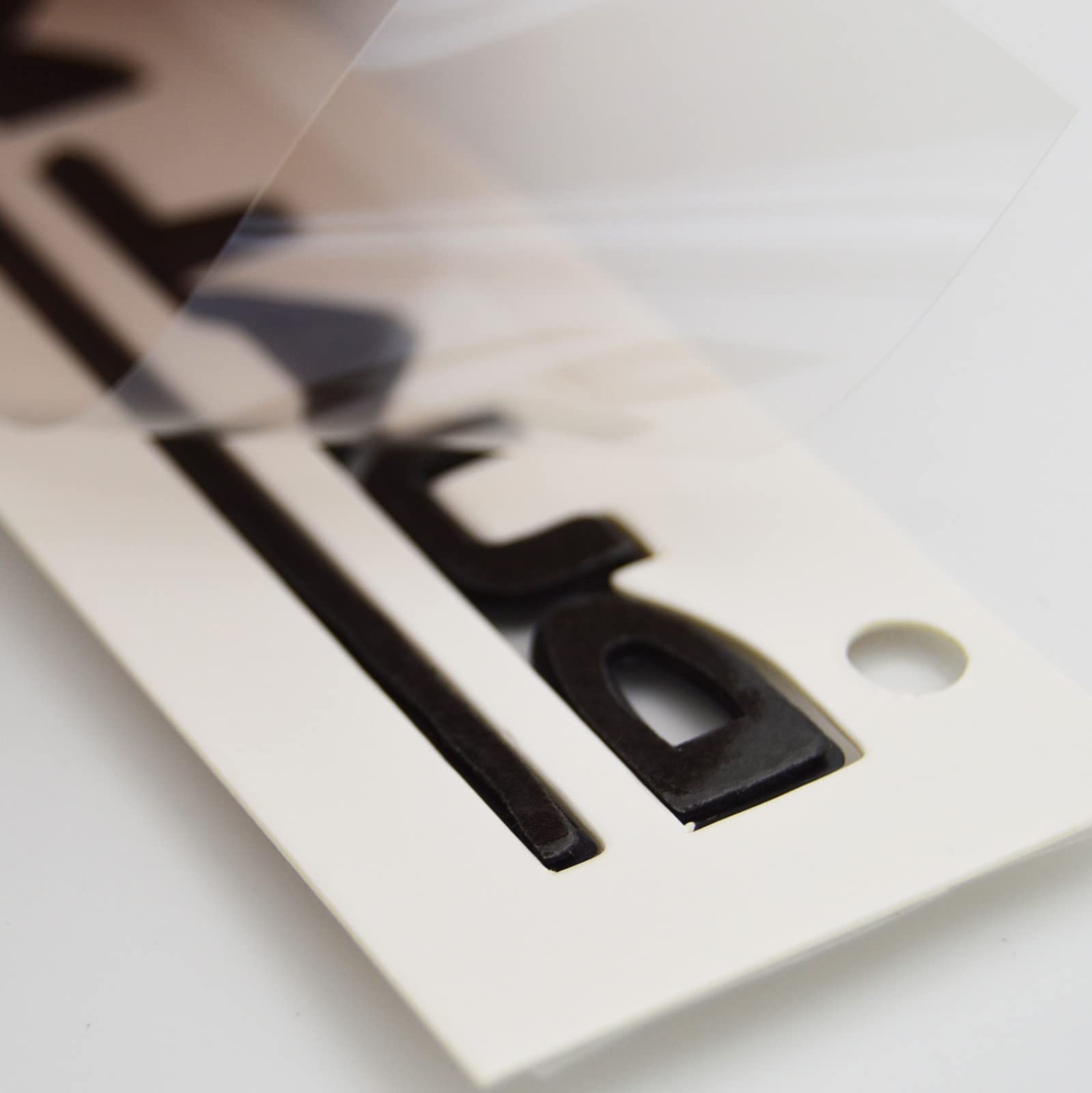 1 Set 'Dual Motor' + Red Line Pre-Adhesive Emblem Badge Compatible For Tesla Model 3 Y S X Dual Motor Trunk Boot Lid Rear