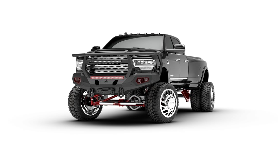 Road Armor 2204Df-B1-P3-Mr-Bh Identity Full Width Raw Front Hd Bumper